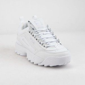 fila disruptor 2 premium white